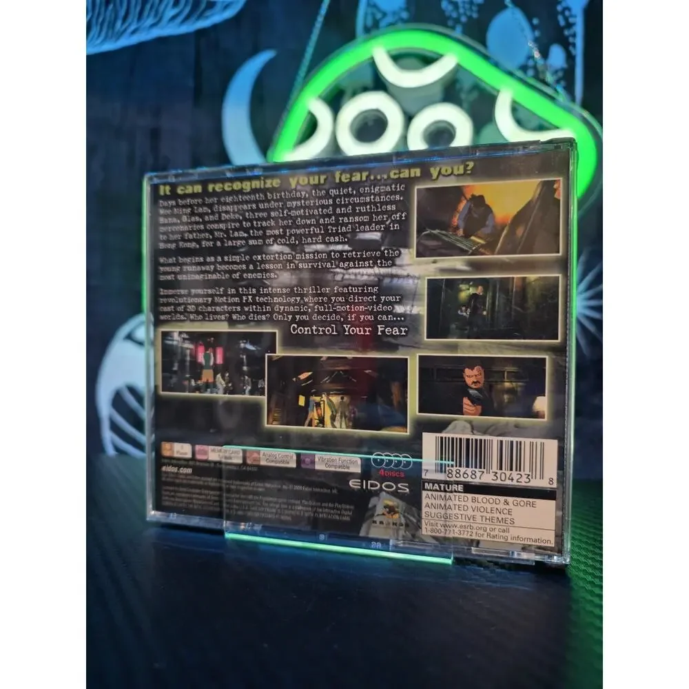 Sony PlayStation 1 Eidos Fear Effect 2000